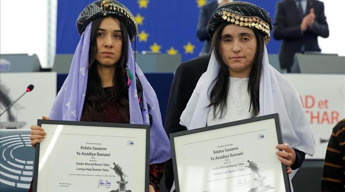 mbenach36611663 nadia murad basee taha  l  and lamiya aji bashar  both iraqi161213132849