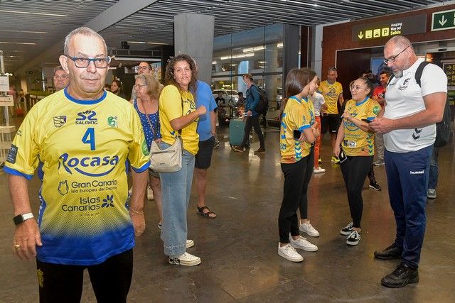 Llegada del Rocasa al Aeropuerto de Gran Canaria