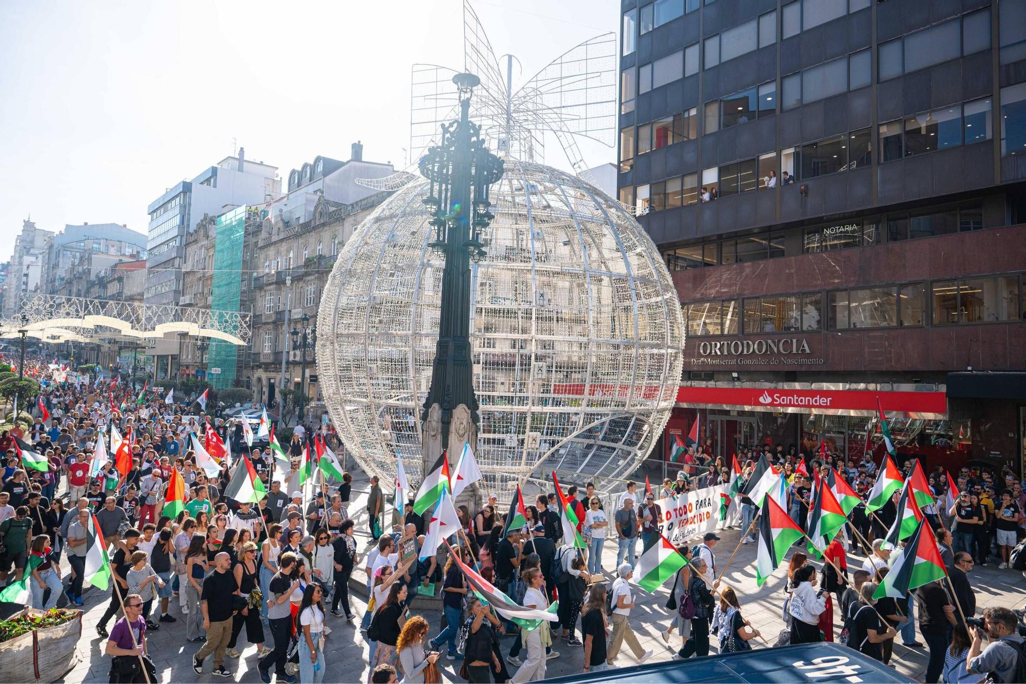 Vigo continúa en pie contra el genocidio de Israel sobre Palestina