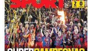 Esta es la portada de SPORT de hoy domingo, 25 de enero de 2026