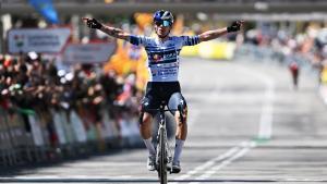 Primoz Roglic, primera estrella confirmada, en su victoria en la Volta.