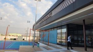 Entrada a las instalaciones de la Mahd Academy de Riad