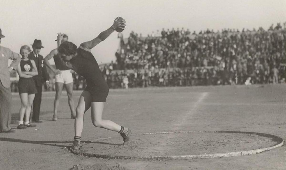 Margot Moles, atleta catalana que le negó el saludo a Hitler