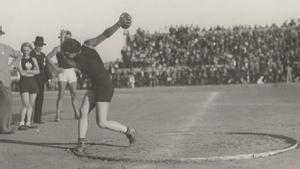 Margot Moles, atleta catalana que le negó el saludo a Hitler