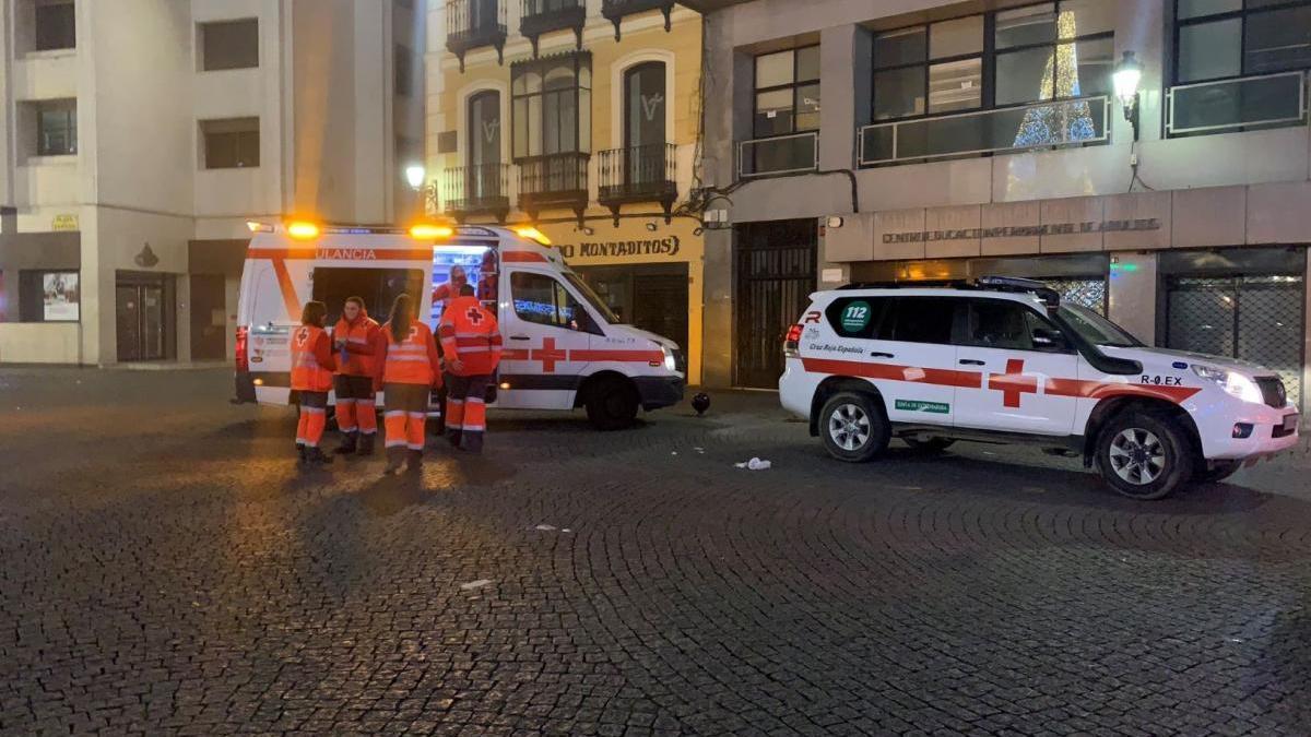 Cruz Roja realiza seis intervenciones en la Nochevieja de Badajoz