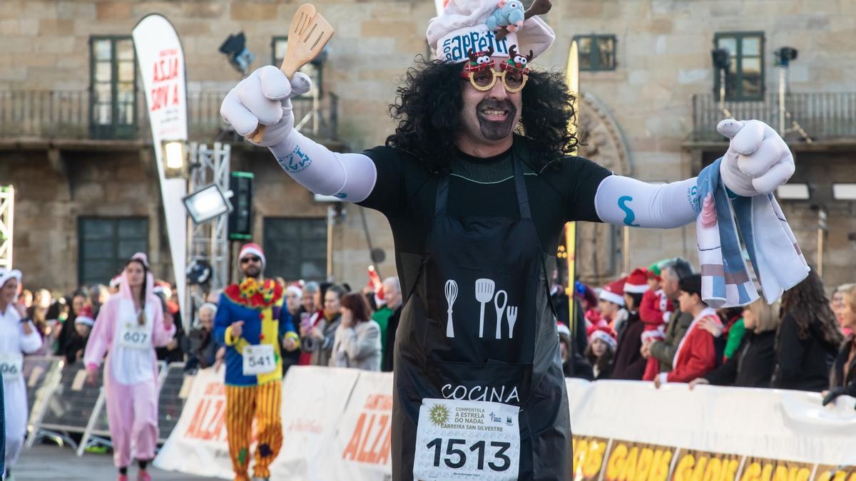 Así ha sido la San Silvestre de Santiago