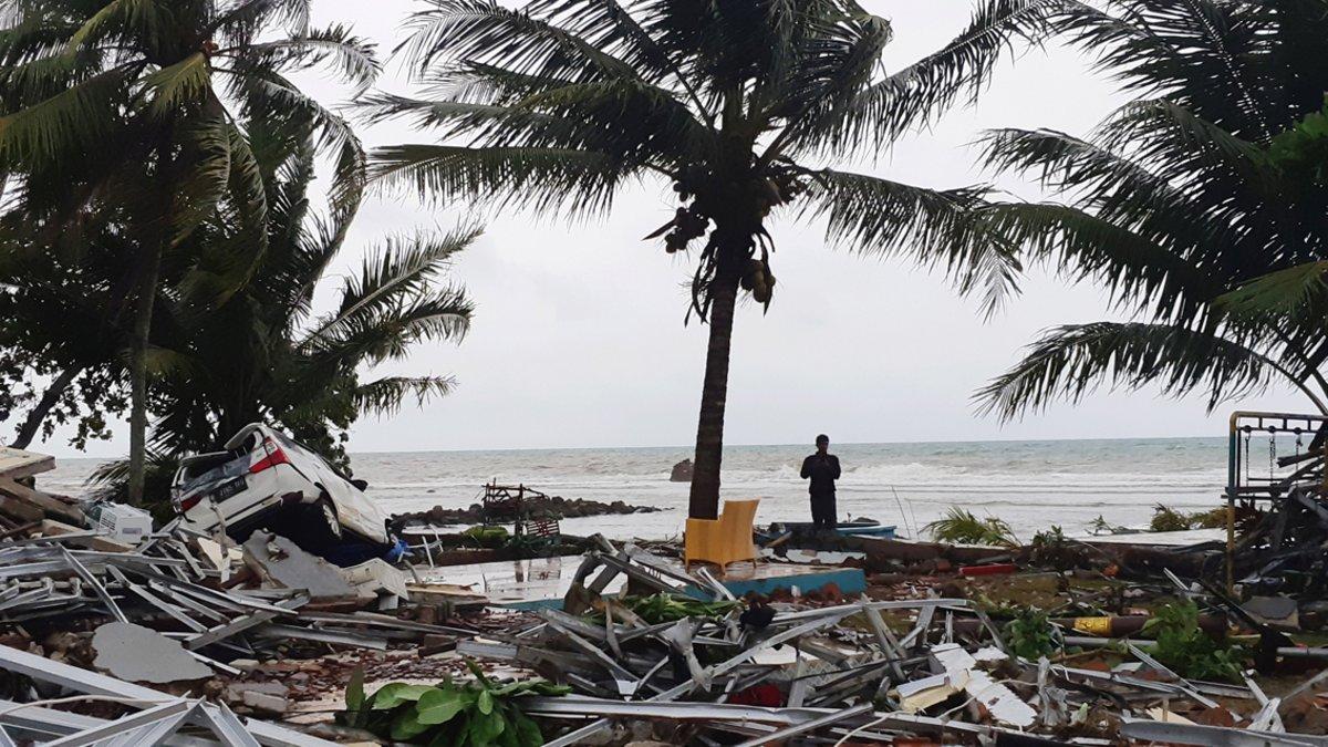 Tsunami en Indonesia.