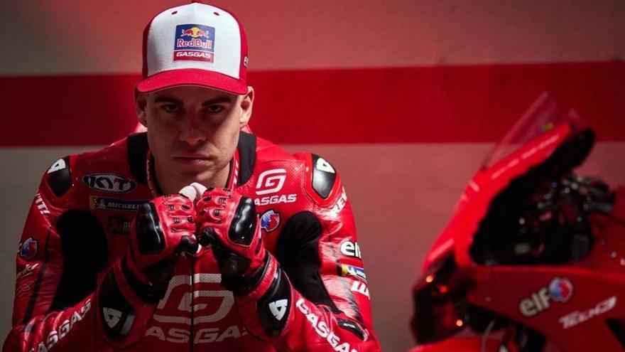 Setzt schon mal die richtige Miene auf: Augusto Fernández, noch amtierender Moto2-Weltmeister.   | FOTO: GASGAS