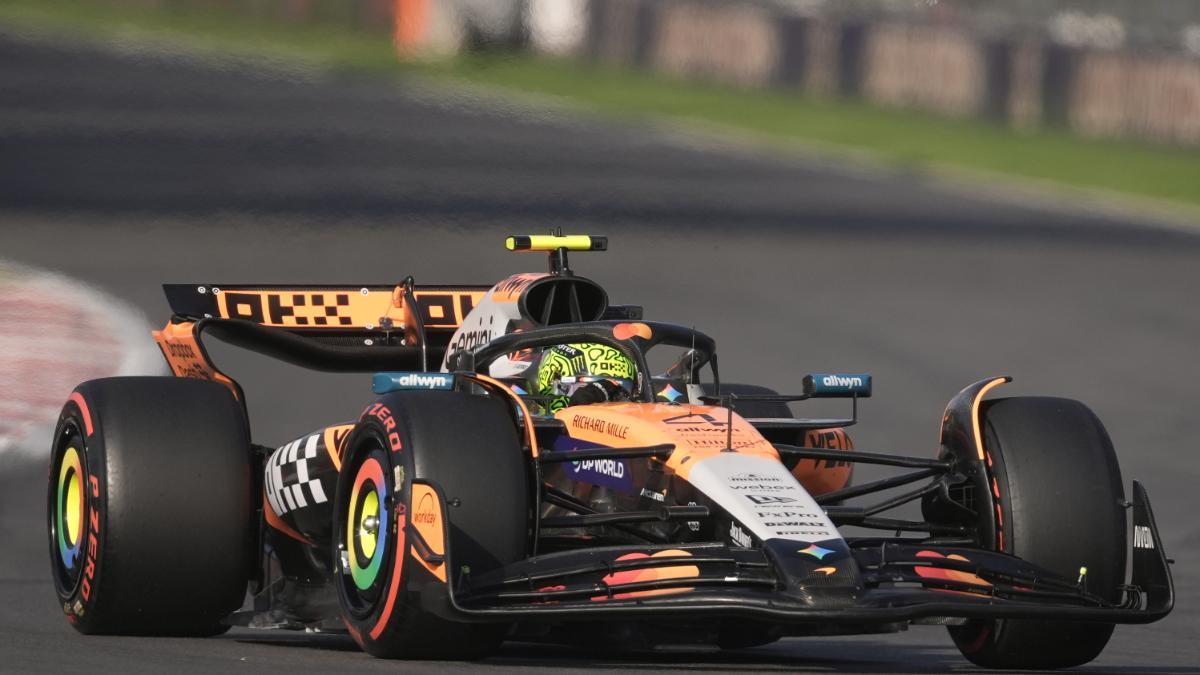 Lando Norris se llevó la pole en México