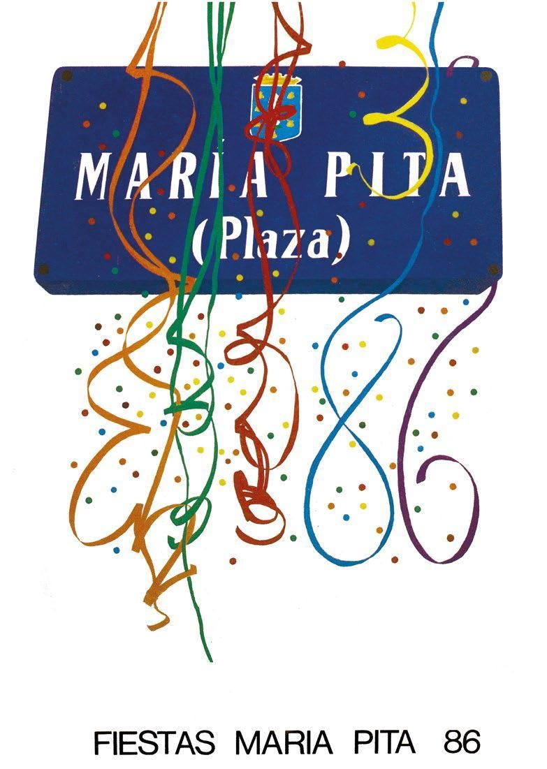 Así evolucionaron los carteles de las Fiestas de María Pita en 175 años en A Coruña