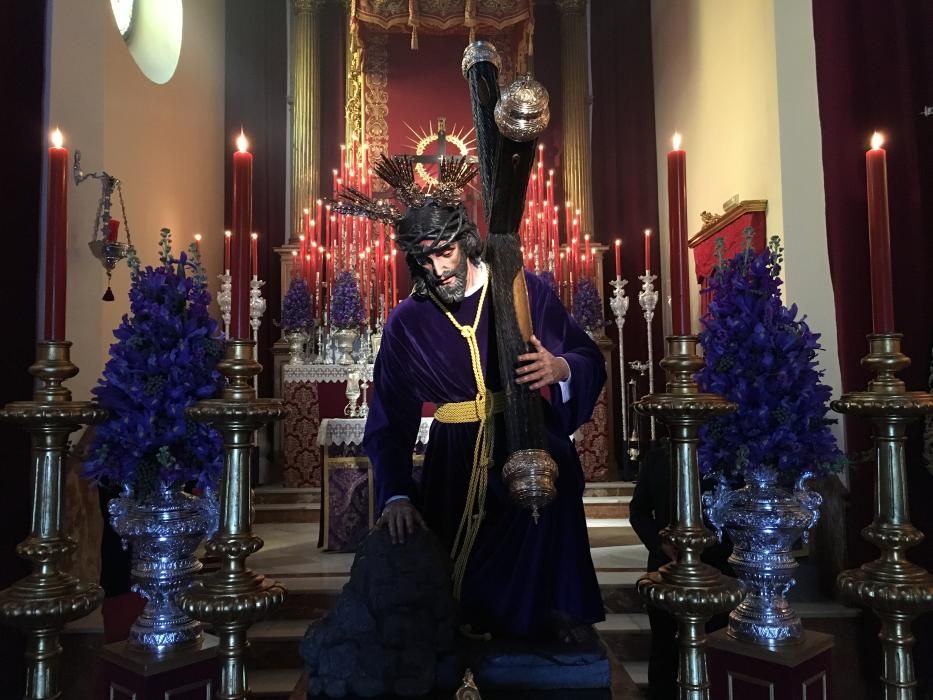 El Nazareno de los Pasos está expuesto en besapié en San Lázaro.