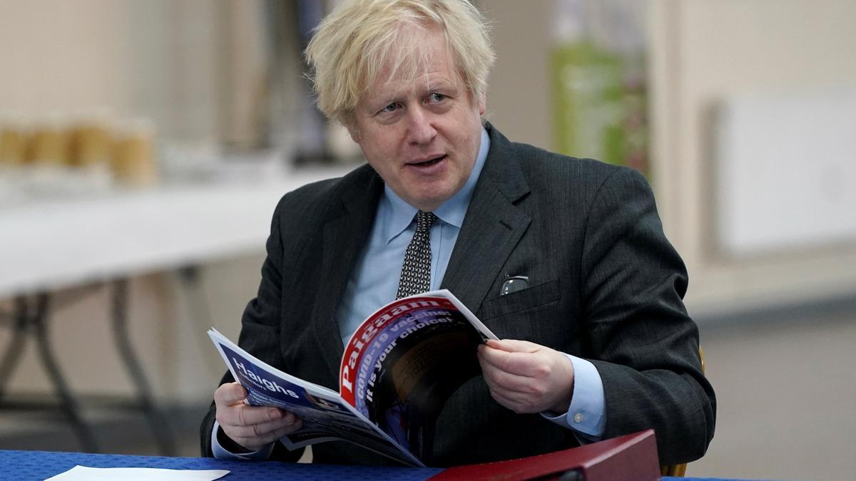 El primer ministro británico, Boris Johnson, este lunes.