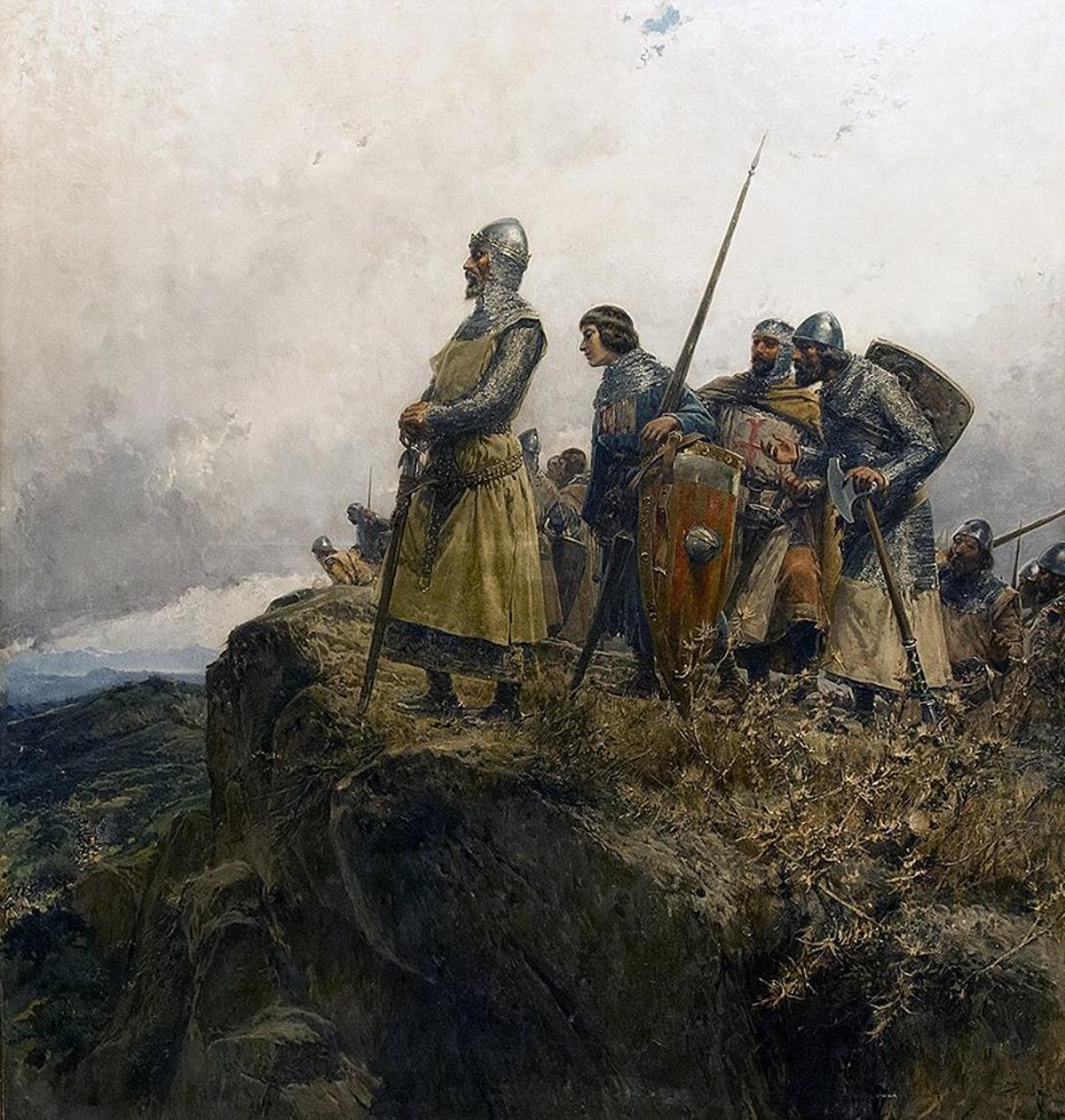 'Pedro III el Grande en el collado de las Panizas', de Mariano Barbasán.