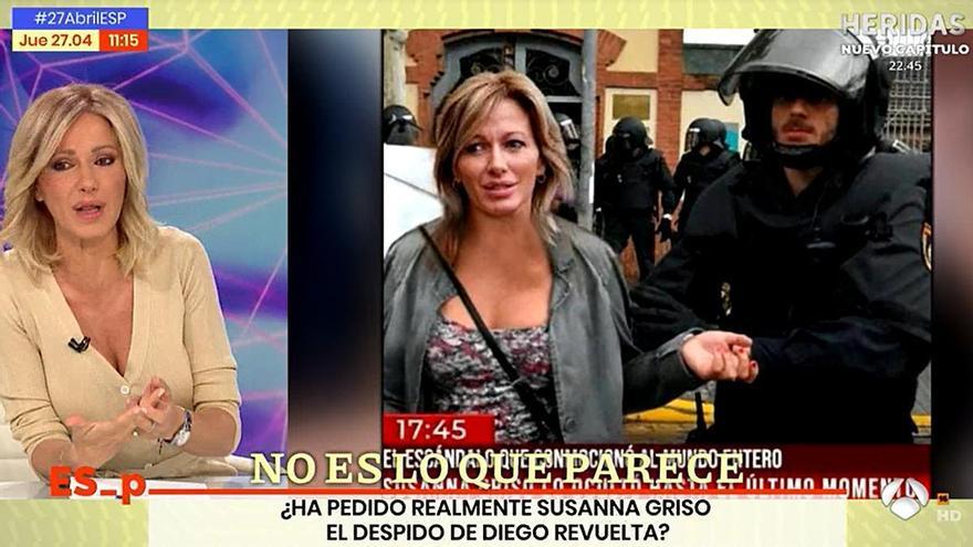 Susanna Griso desmiente en &#039;Espejo público&#039; un bulo sobre su propia detención