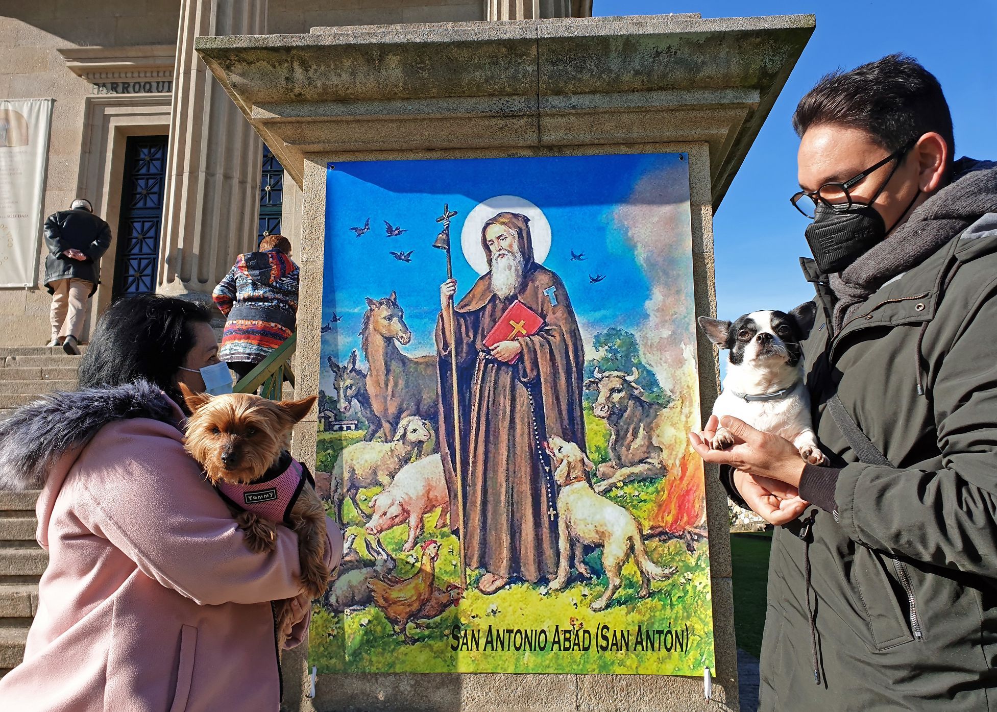 Una bendición canina por San Antón