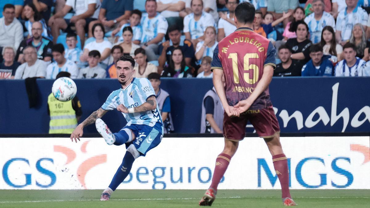 Joaquín Muñoz viene siendo fundamental en los últimos meses del Málaga CF.