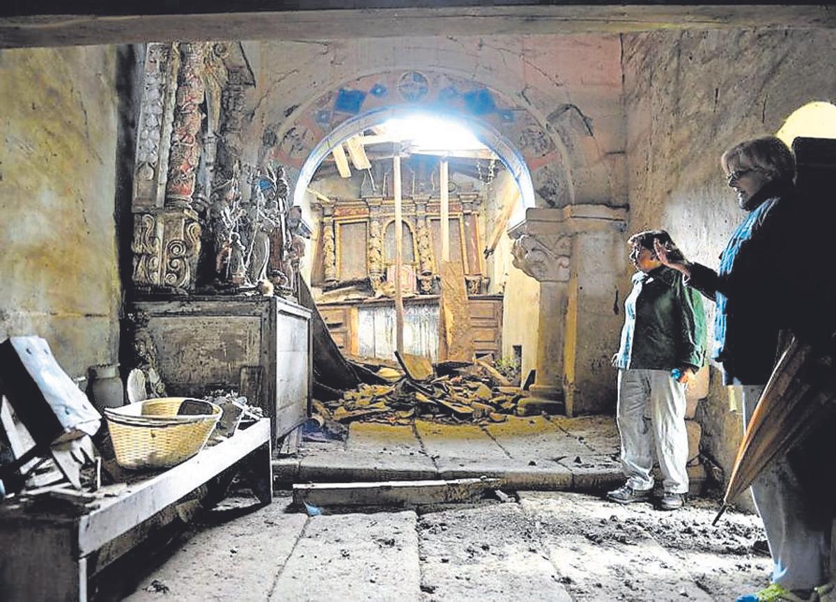 El interior de templo, antes de la reforma de 2016.