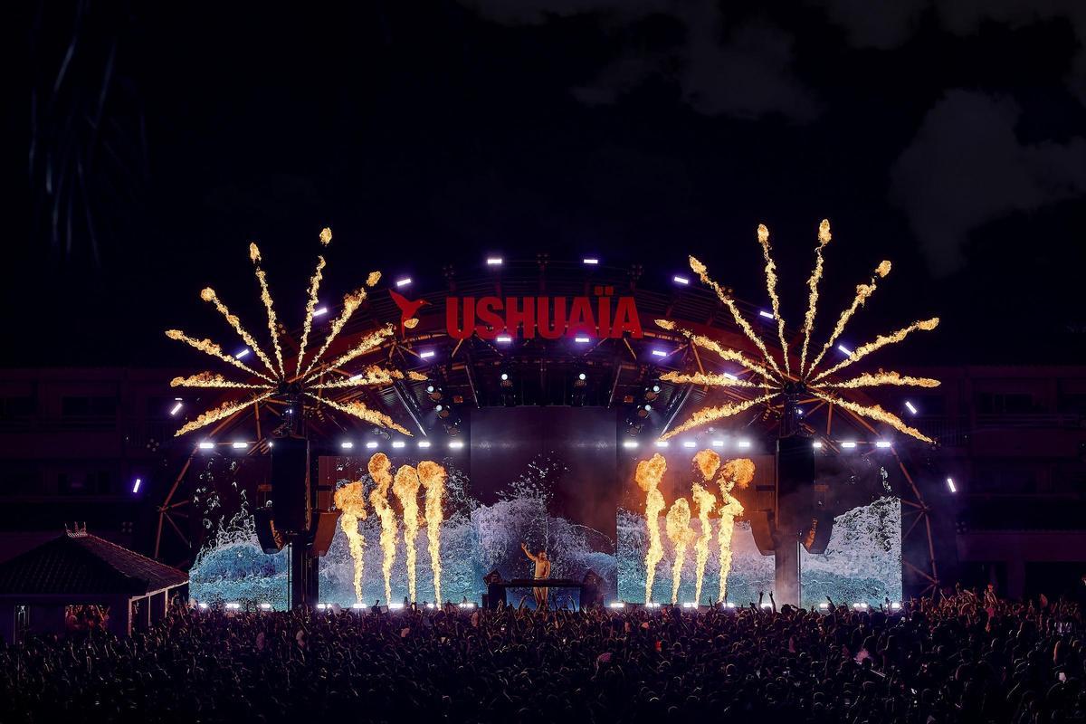 David Guetta en Ushuaïa Ibiza.