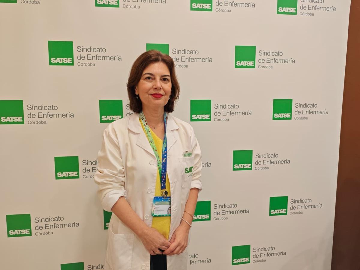 Amparo Martínez, delegada de Igualdad de Satse Córdoba.