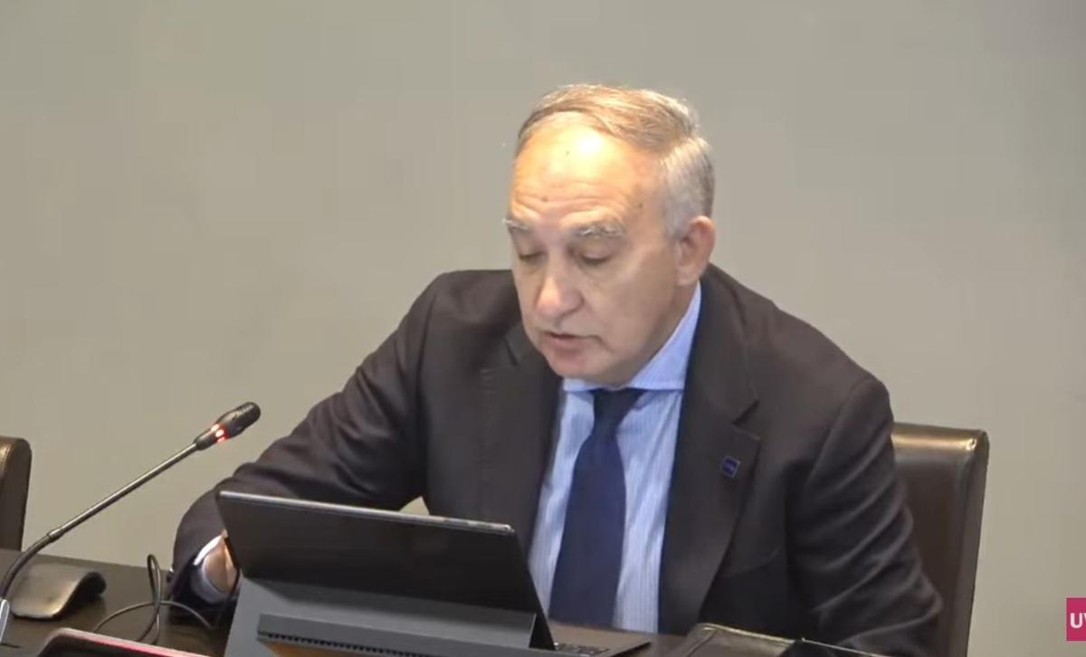 El recto de la UVa Antonio Largo Cabrerizo.