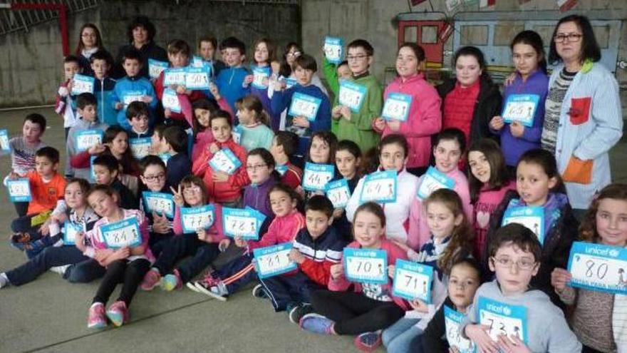 Deporte solidario en el colegio Verdeamor de Tineo