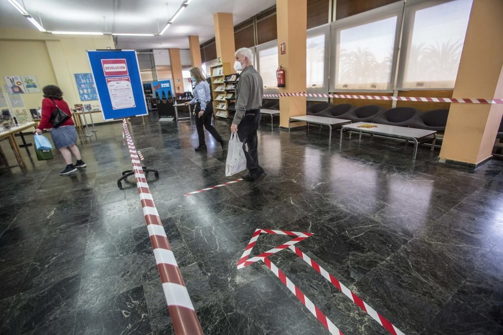 Apertura de bibliotecas con libros en cuarentena