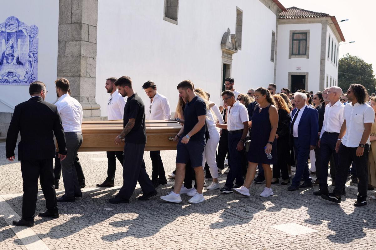 El último adiós a Diogo Jota y André Silva