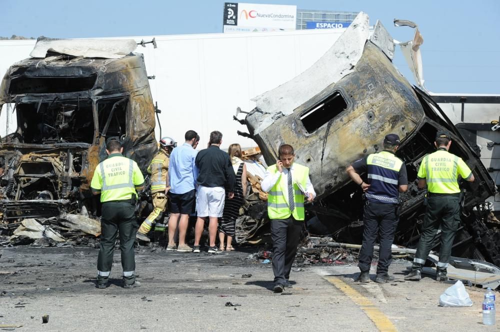 Las imágenes del accidente