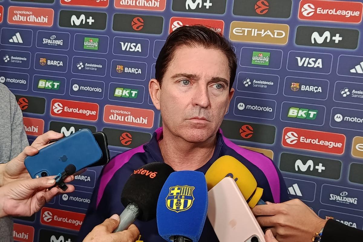 El técnico no escondió su decepción por tener que medirse al Maccabi a puerta cerrada