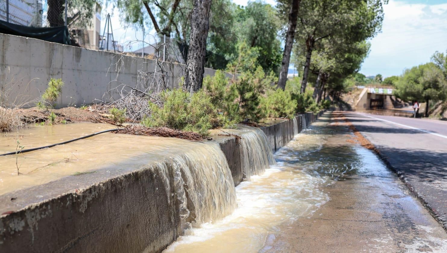 Los efectos del temporal en el Camp de Morvedre