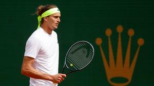 Alexander Zverev, durnate el torneo de Montecarlo