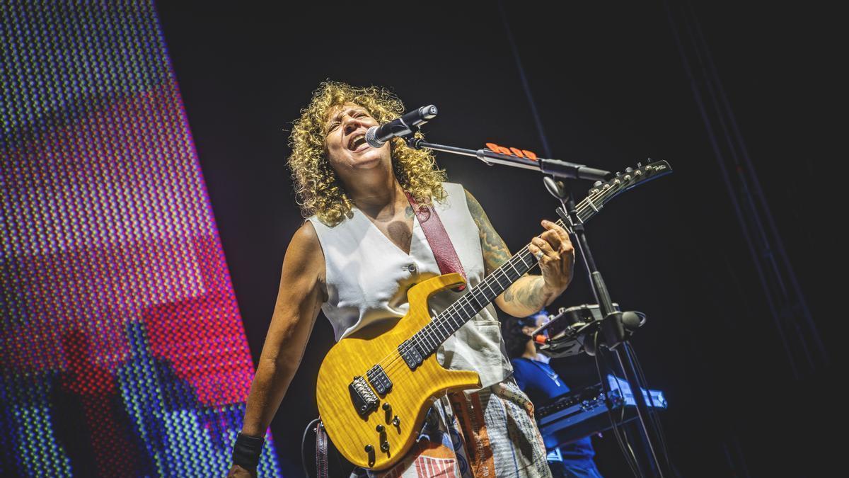 Rosana durant el conert al Sons del Món.