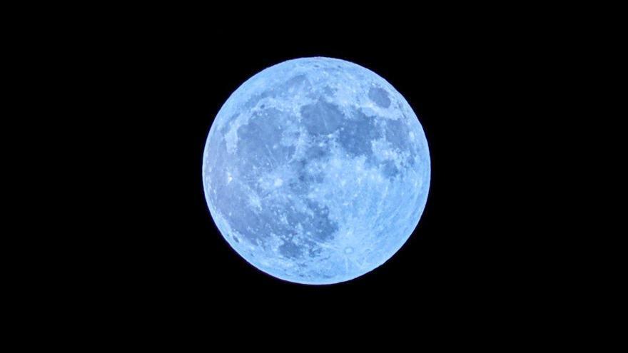 Una luna azul brillará la última noche de mayo