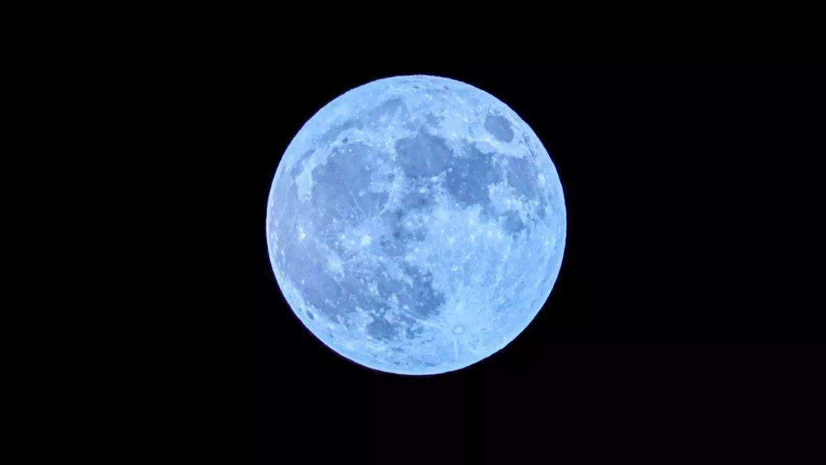 Una luna azul brillará la última noche de mayo