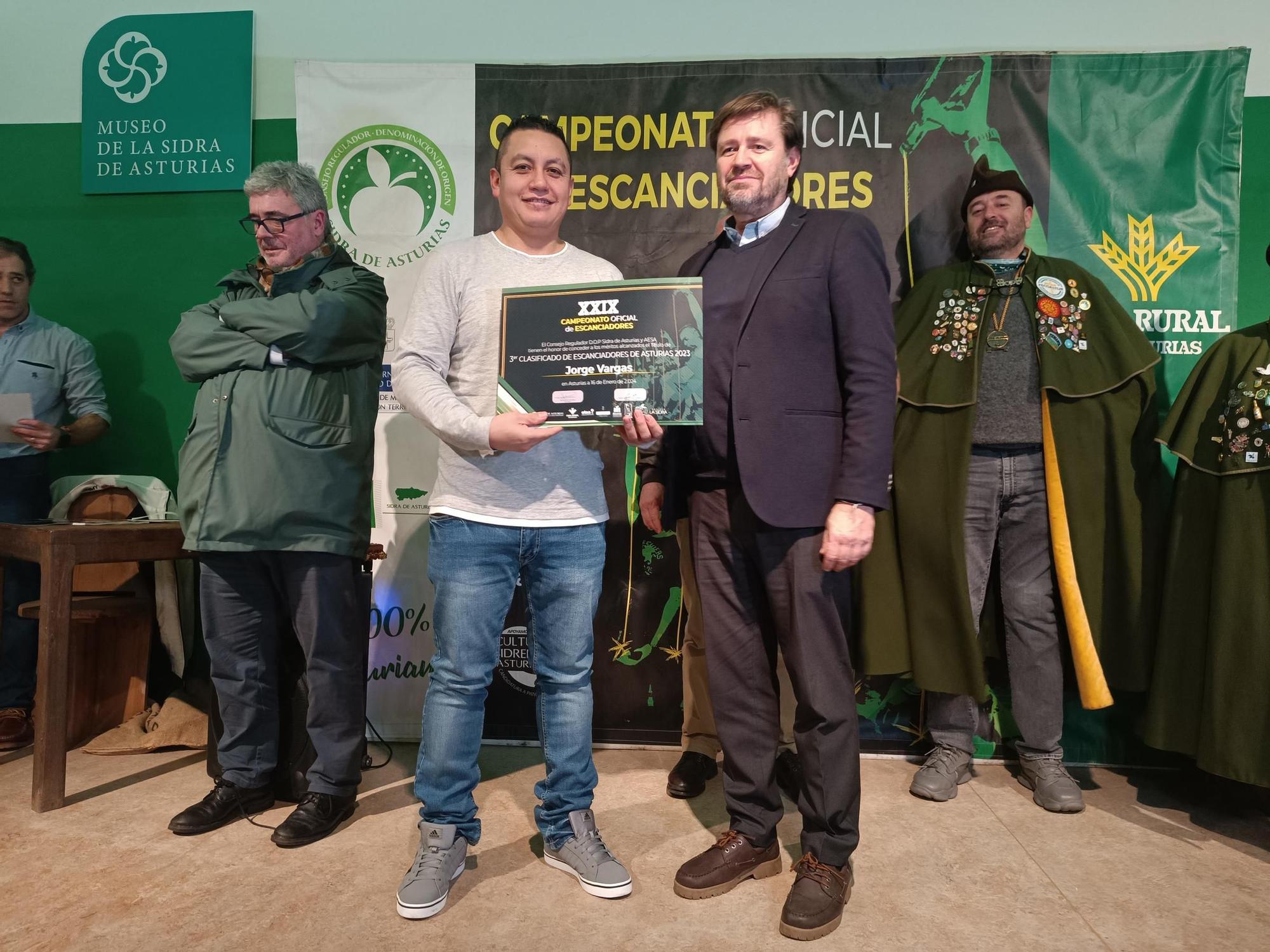 XXX Concurso de Escanciadores de Asturias: estos son los ganadores