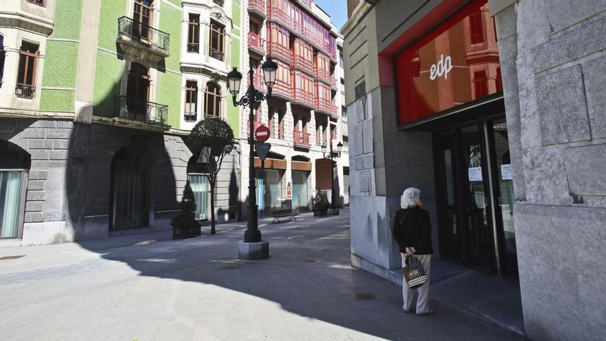 La sede de EDP de la calle Principado de Oviedo