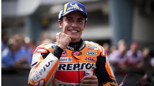 Marc Márquez ha recuperado la sonrisa y las buenas sensaciones al pilotar