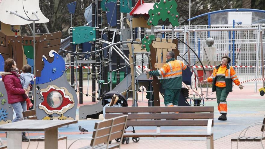 Los parques infantiles de Gijón abrirán mañana