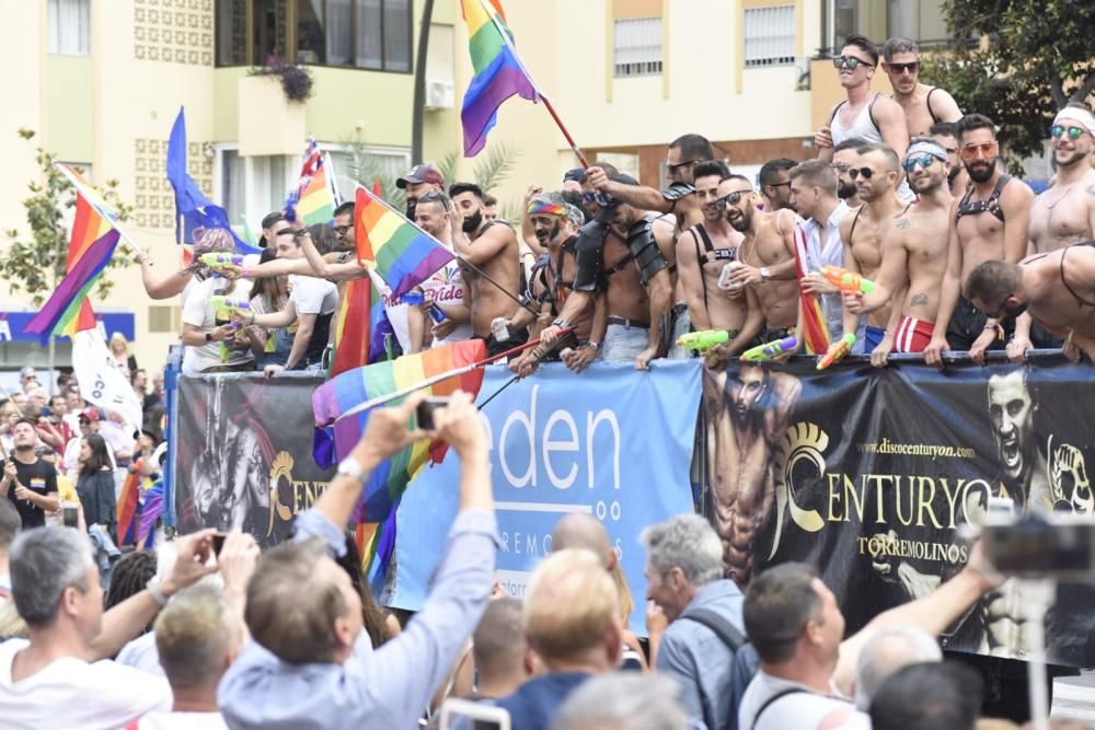 Miles de personas participaron este sábado en el acto central del Pride 2018