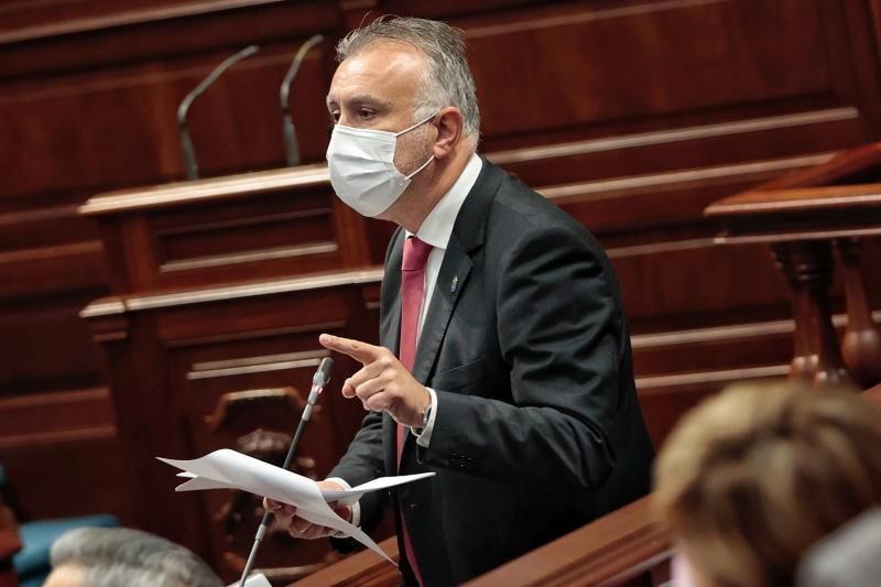 Pleno en el Parlamento de Canarias, 15/12/2021