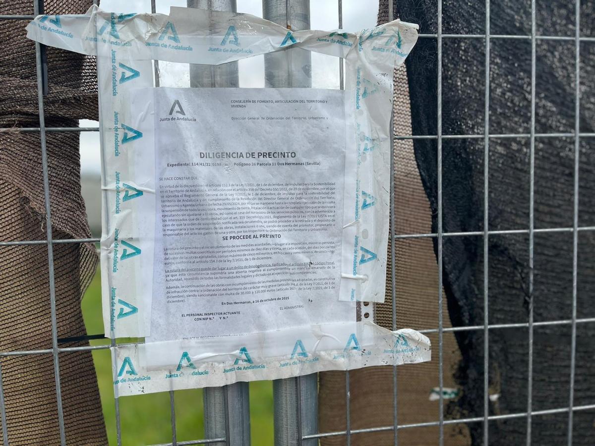 Diligencia de prencinto.