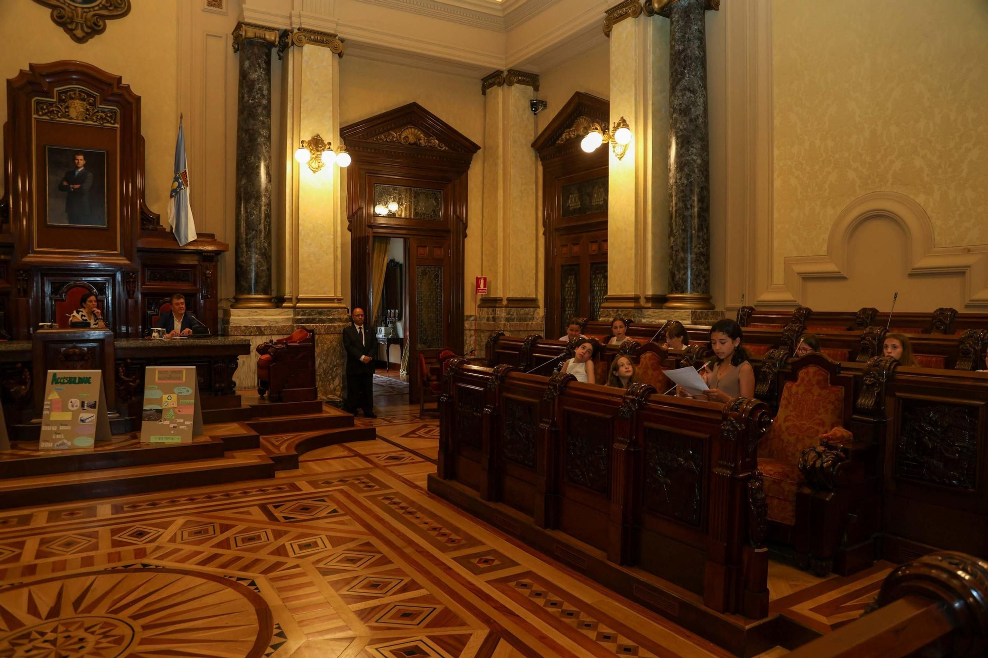 Pleno infantil en María Pita