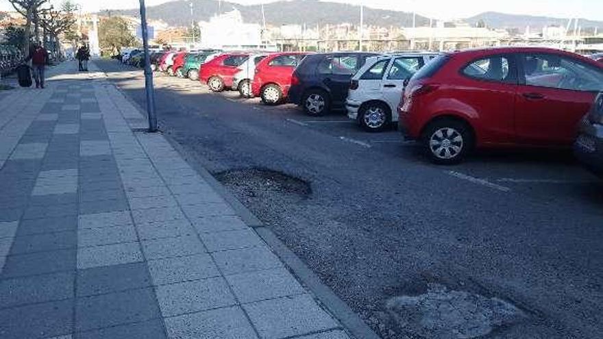 Estado de aparcamiento de la estación. // Gonzalo Núñez