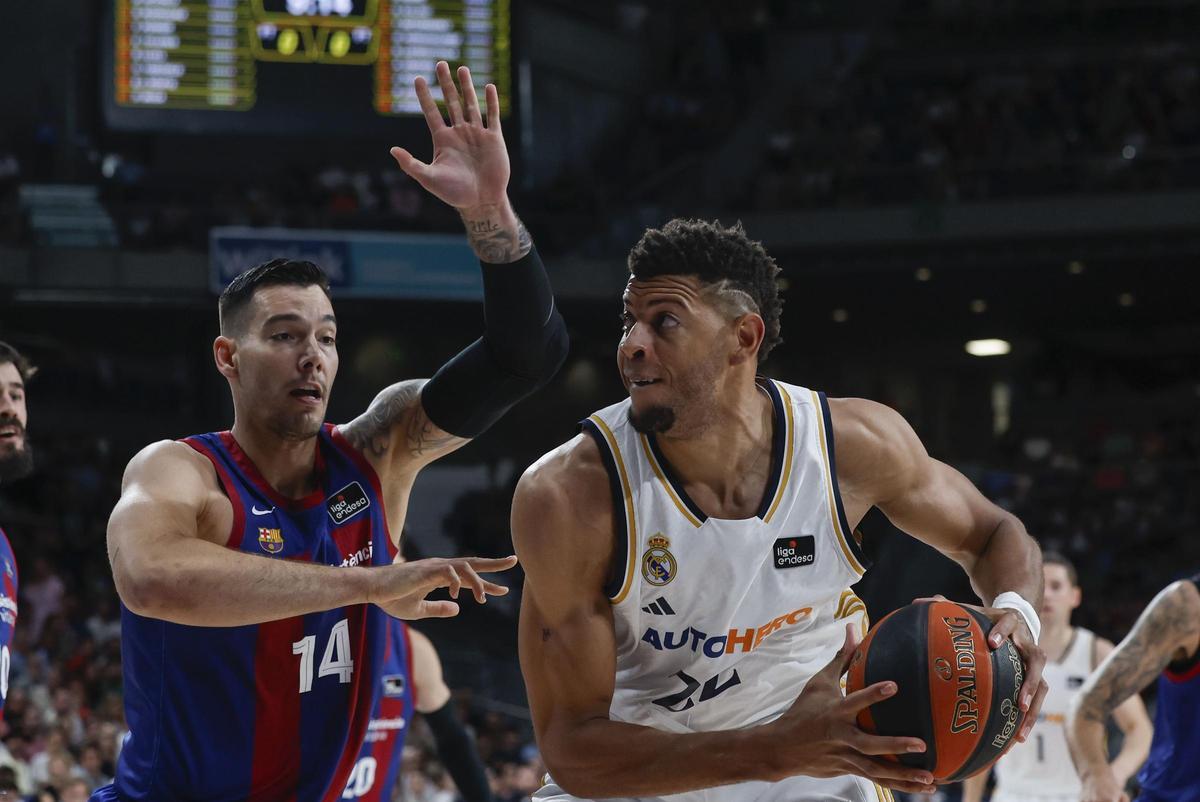 Real Madrid - Barça, segundo partido de semifinales del play-off de Liga Endesa, en imágenes.