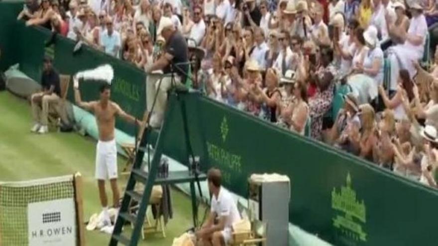 Djokovic y Gasquet desatan la locura entre las fans de 'The Boodles'