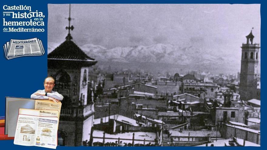 La mayor nevada en un siglo: Castellón, ciudad norteña