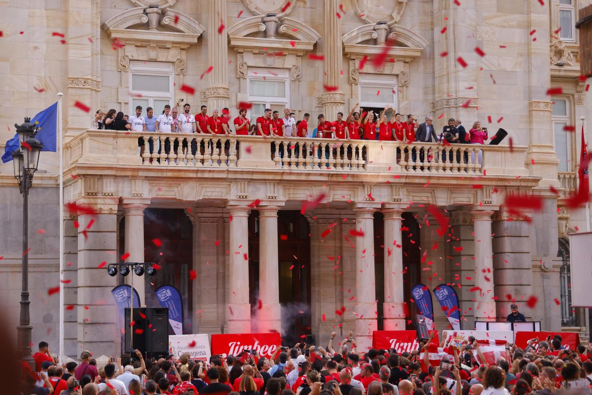 Las imágenes de la celebración del Jimbee Cartagena, campeón de liga