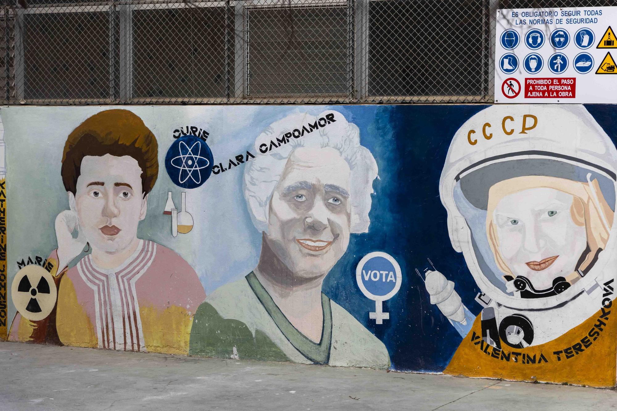 València, ciudad de murales con rostro de mujer