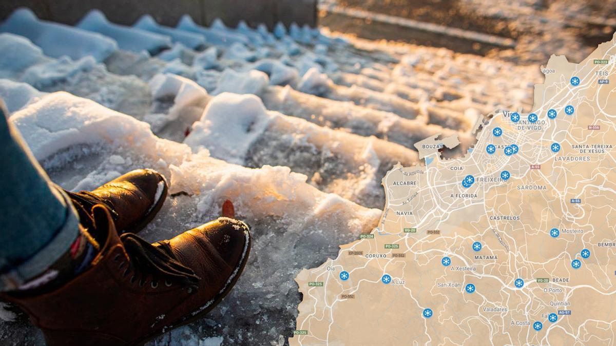 El Concello de Vigo activa un protocolo ante el riesgo de heladas en la ciudad.