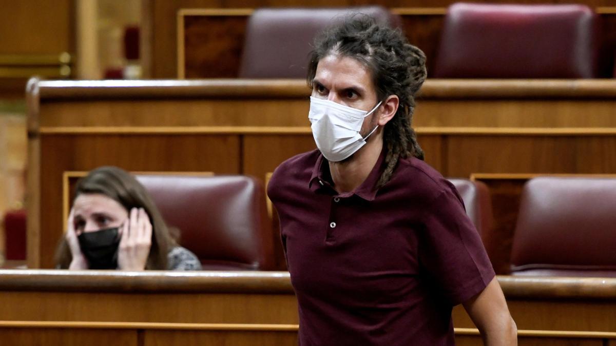 El diputado de Podemos Alberto Rodríguez.